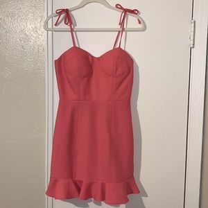 Salmon colored Gianni Bini dress